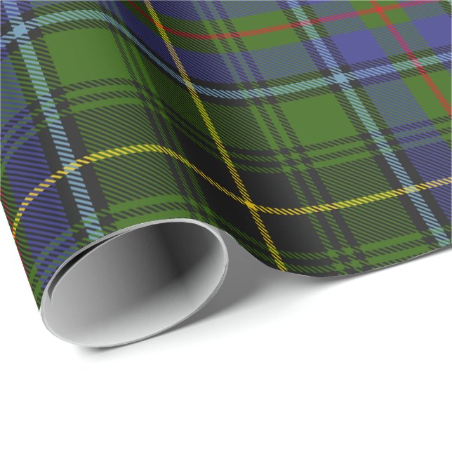 Papel De Regalo Clan MacInnes Tartan (Esquina del rollo)