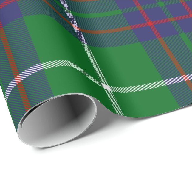 Papel De Regalo Clan MacIntyre Hunting Tartan Wrapping Paper (Esquina del rollo)
