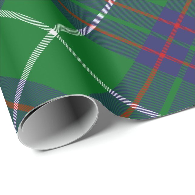 Papel De Regalo Clan MacIntyre Hunting Tartan Wrapping Paper (Esquina del rollo)