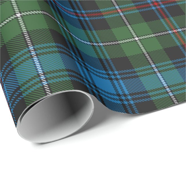 Papel De Regalo Clan MacKenzie Tartan Wrapping Paper (Esquina del rollo)