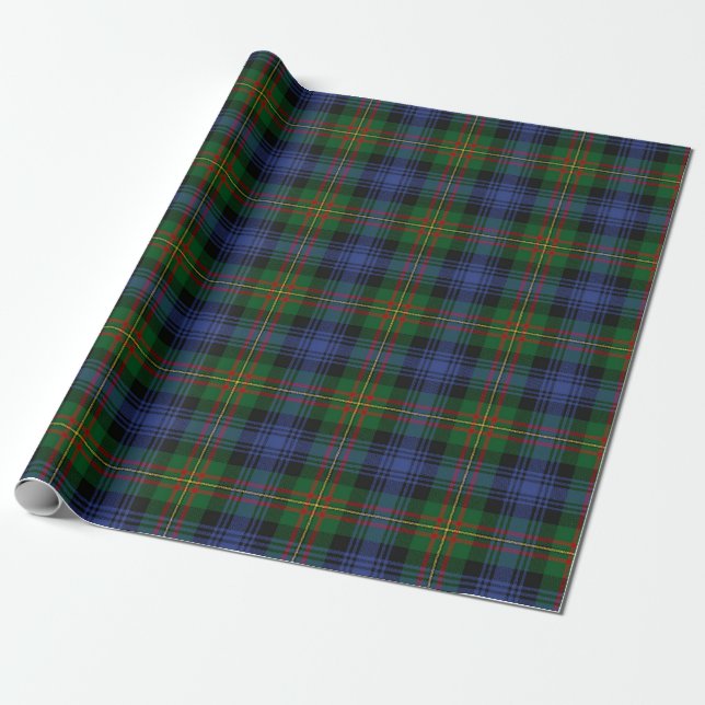 Papel De Regalo Clan MacLaren Tartan Plaid (Desenrollado)