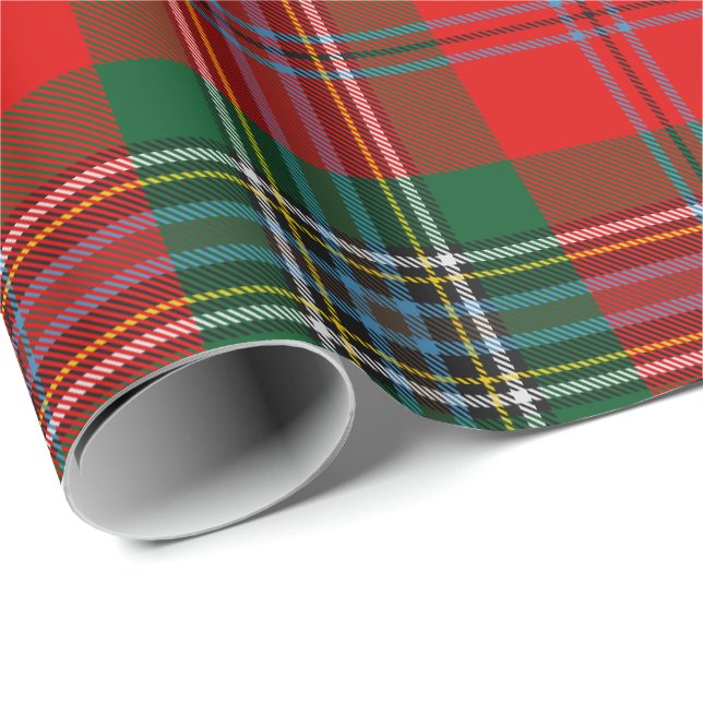Papel De Regalo Clan MacLean Tartan (Esquina del rollo)