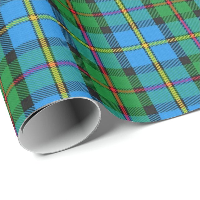 Papel De Regalo Clan MacLeod de Harris Scottish Tartán (Esquina del rollo)