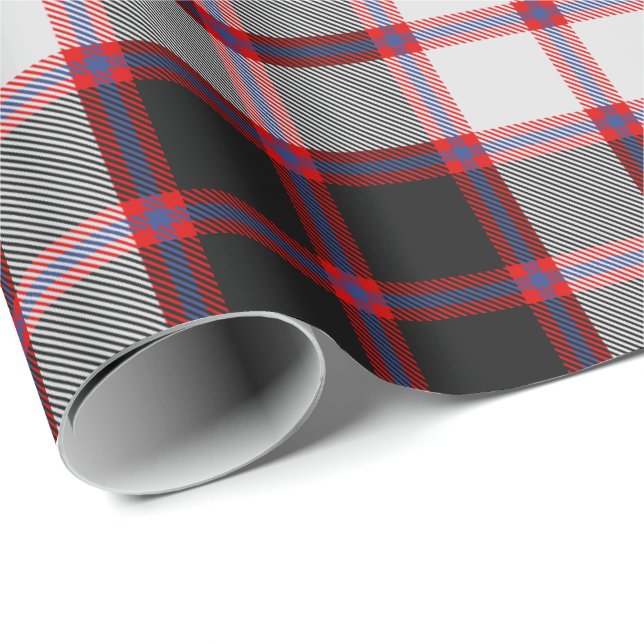 Papel De Regalo Clan MacPherson Hunting Tartan Wrapping Paper (Esquina del rollo)