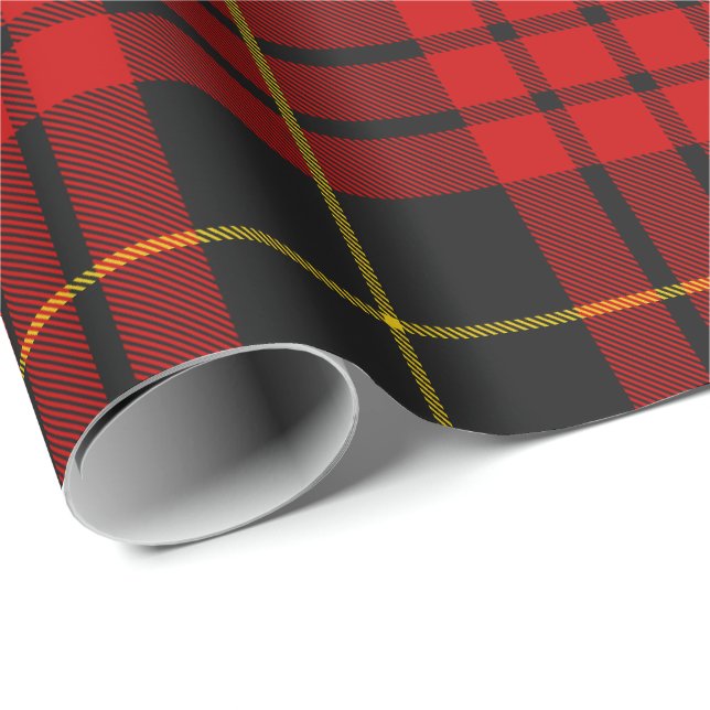 Papel De Regalo Clan MacQueen Tartan (Esquina del rollo)