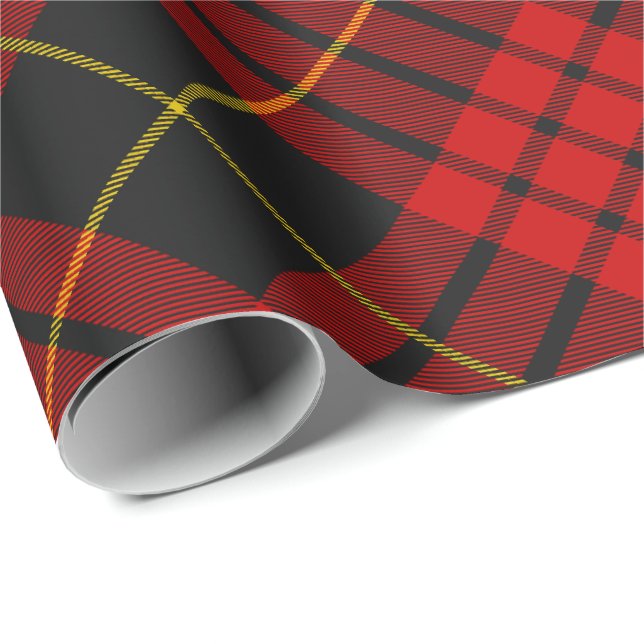 Papel De Regalo Clan MacQueen Tartan (Esquina del rollo)