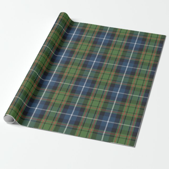 Papel De Regalo Clan MacRae Ancient Hunting Scottish Tartan (Desenrollado)