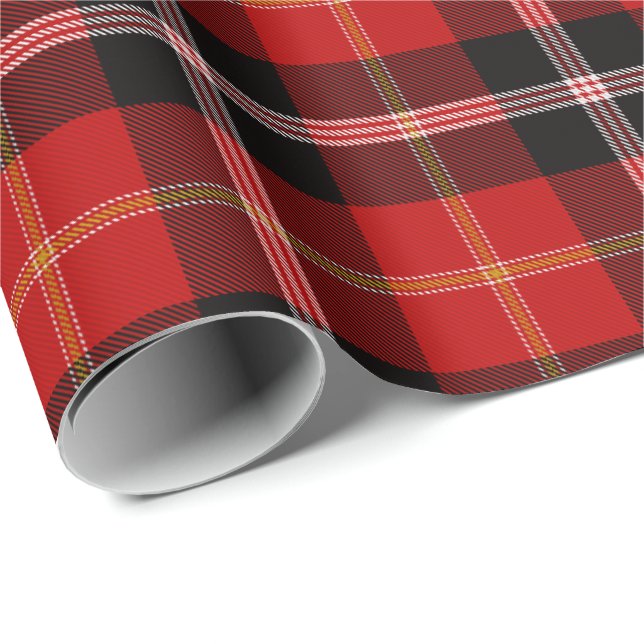 Papel De Regalo Clan Marjoribanks Tartan (Esquina del rollo)
