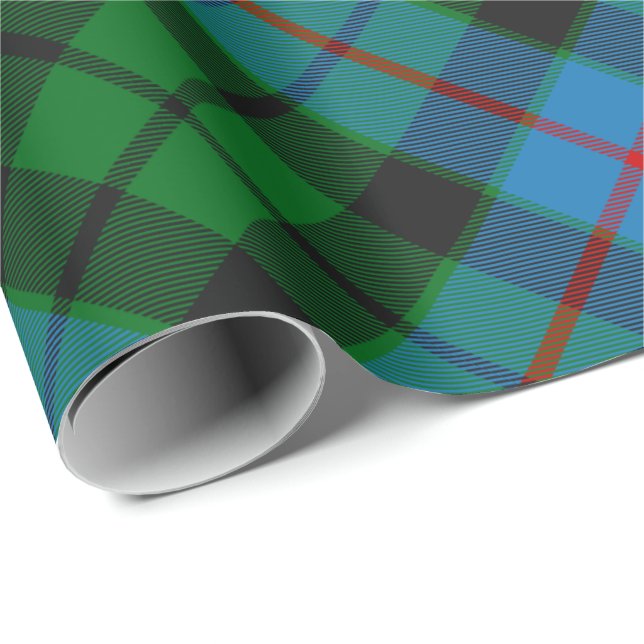 Papel De Regalo Clan Morrison Hunting Tartan Wrapping Paper (Esquina del rollo)