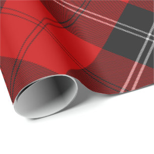 Papel De Regalo Clan Ramsay Red Tartan