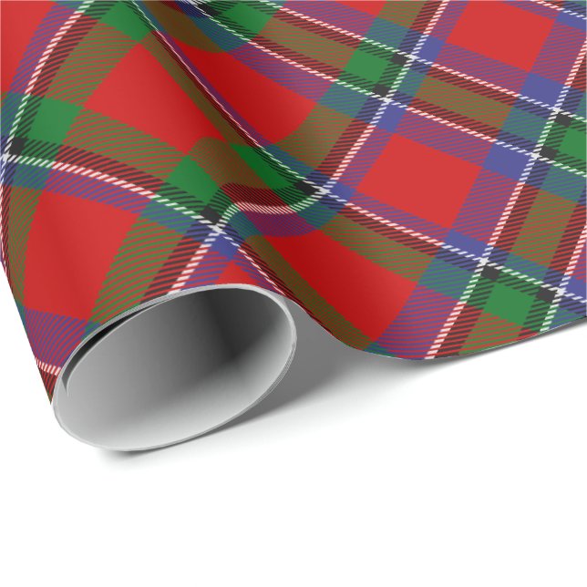 Papel De Regalo Clan Sinclair Tartan (Esquina del rollo)