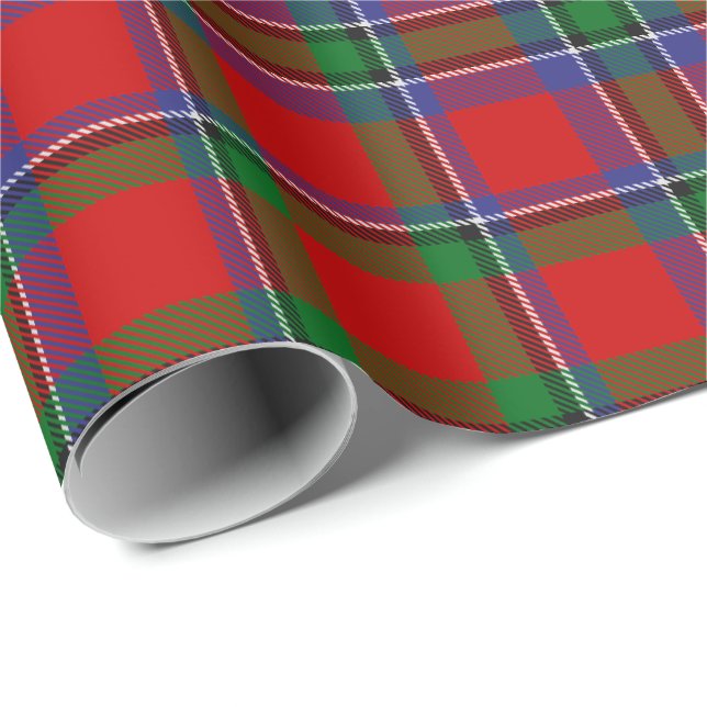 Papel De Regalo Clan Sinclair Tartan (Esquina del rollo)