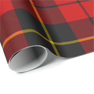 Papel De Regalo Clan Wallace Tartan Wrapping Paper