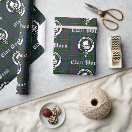 Papel De Regalo Clan Wood Escudo y Tartán
