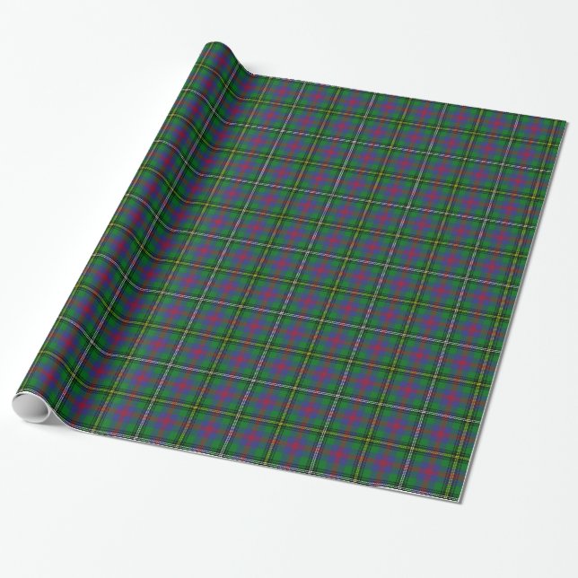 Papel De Regalo Clan Wood Tartan (Desenrollado)