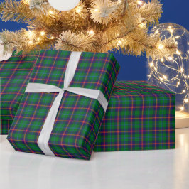 Papel De Regalo Clan Young Tartan Plaid