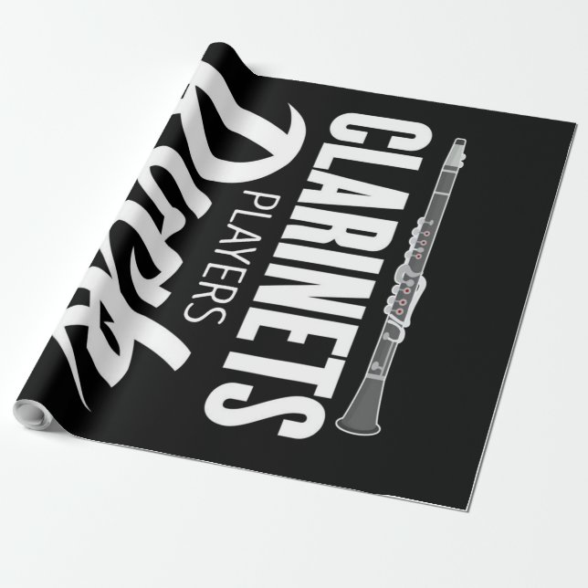 Papel De Regalo clarinete de bonito (Desenrollado)