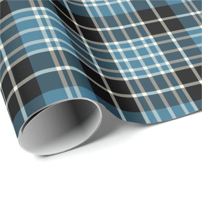 Papel De Regalo Clark Clan Tartan (Esquina del rollo)