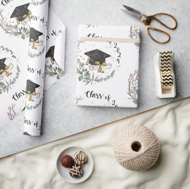 Papel De Regalo Clase de 2024 (Artesanía)