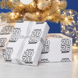 Papel De Regalo Clase de 2026 Senior 26 Graduación Graduado