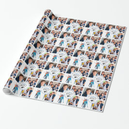 Papel De Regalo Clase del collage de fotos 2017 de la graduación