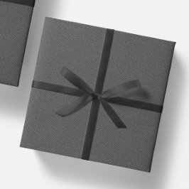 Papel De Regalo Clásico de tuiteo de arenisca gris simple