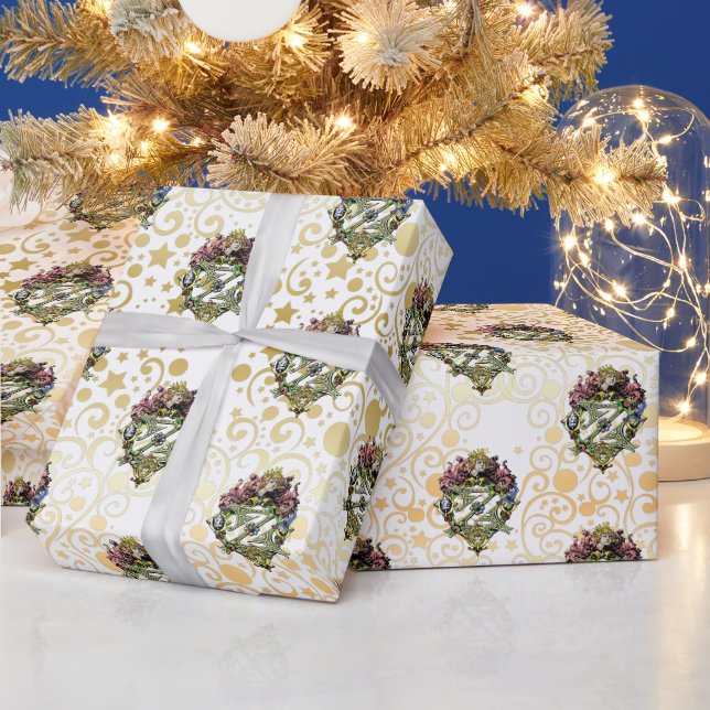 Papel De Regalo Clásico Mago de Oz Navidad (Vacaciones)