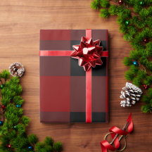 Clásico Plaid Rojo y Negro de Búfalo de Navidad