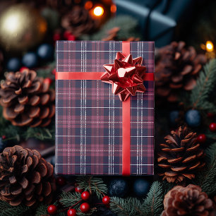Papel De Regalo Clásico Red Tartán Plaid - Sin tiempo y elegante