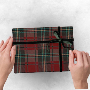 Papel De Regalo Clásico Red Tradicional Navidades - Tiras de plást