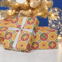 Papel De Regalo Clásico Retro Corporativo Navideño