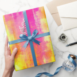 Papel De Regalo Clásico Único de Celebración Contemporánea
