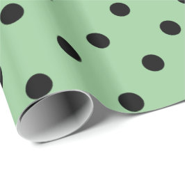 Papel De Regalo Clásicos, geniales, elegantes puntos de polka negr