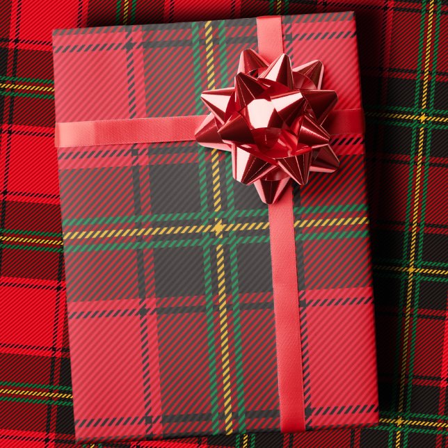 Papel De Regalo Classic Red and Green Christmas Tartan Plaid (Subido por el creador)