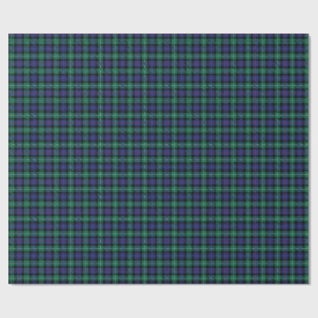 Papel De Regalo Classic tartan in blue (Superficie plana)
