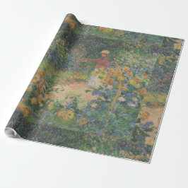 Papel De Regalo Claude Monet 1895 Vintage in the Garden
