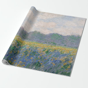 Papel De Regalo Claude Monet - Campo de Lirios Amarillos en Givern