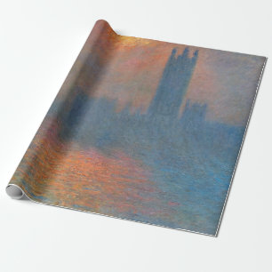 Papel De Regalo Claude Monet - Casas del Parlamento Londres
