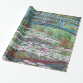 Papel De Regalo Claude Monet El Arte Vintage Del Footbridge Japoné