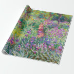 Papel De Regalo Claude Monet - El jardín del Iris en Giverny<br><div class="desc">El Jardín Iris de Giverny / El Jardín del Artista en Giverny - Claude Monet,  1899-1900</div>