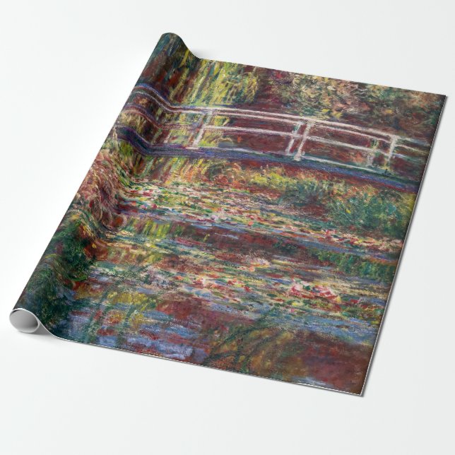 Papel De Regalo Claude Monet - estanque de Lily del Agua, Armonía  (Desenrollado)