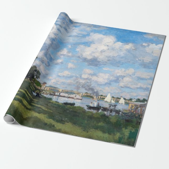 Papel De Regalo Claude Monet - La cuenca de Argenteuil (Desenrollado)