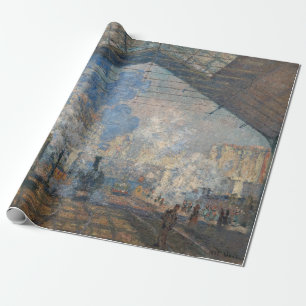 Papel De Regalo Claude Monet - La Estación Saint-Lazare