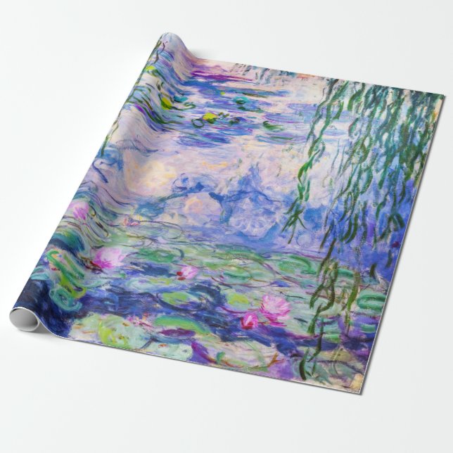 Papel De Regalo Claude Monet - Lilies de agua / Nympheas 1919 (Desenrollado)