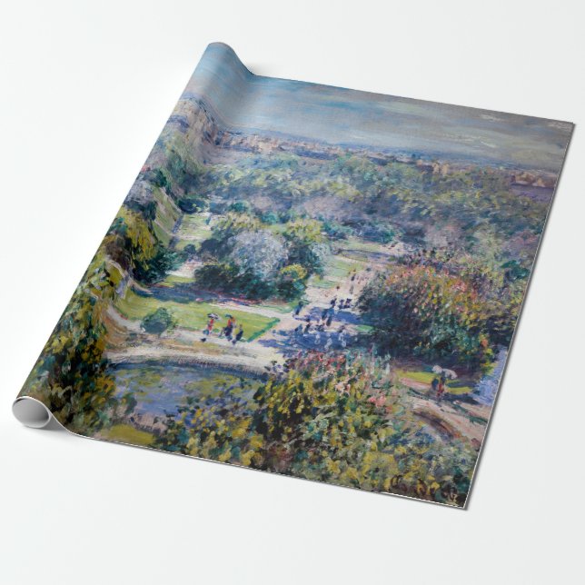 Papel De Regalo Claude Monet - Los Jardines de las Tullerías (Desenrollado)