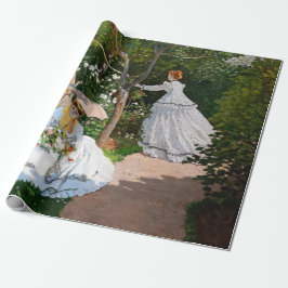 Papel De Regalo Claude Monet - Mujeres en el jardín