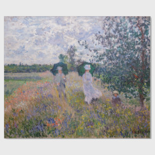Papel De Regalo Claude Monet - Paseo cerca de Argentina