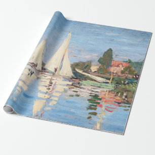 Papel De Regalo Claude Monet - Regattas en Argenteuil