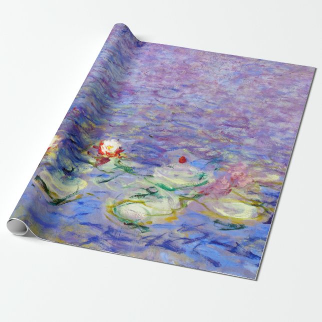 Papel De Regalo Claude Monet - Water Lilies (Desenrollado)