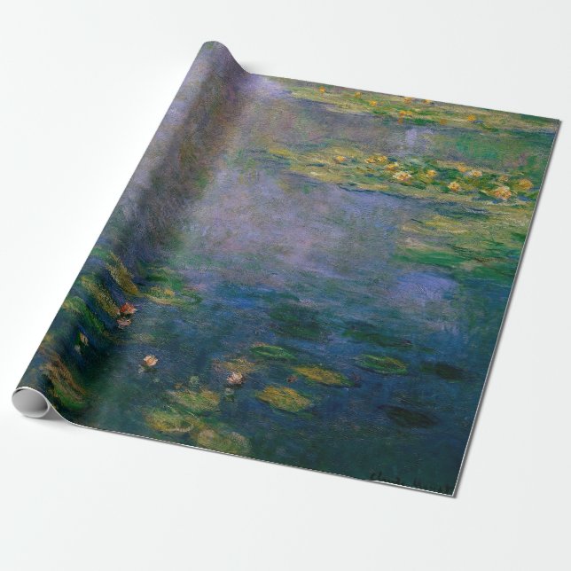 Papel De Regalo Claude Monet - Water Lilies (Desenrollado)